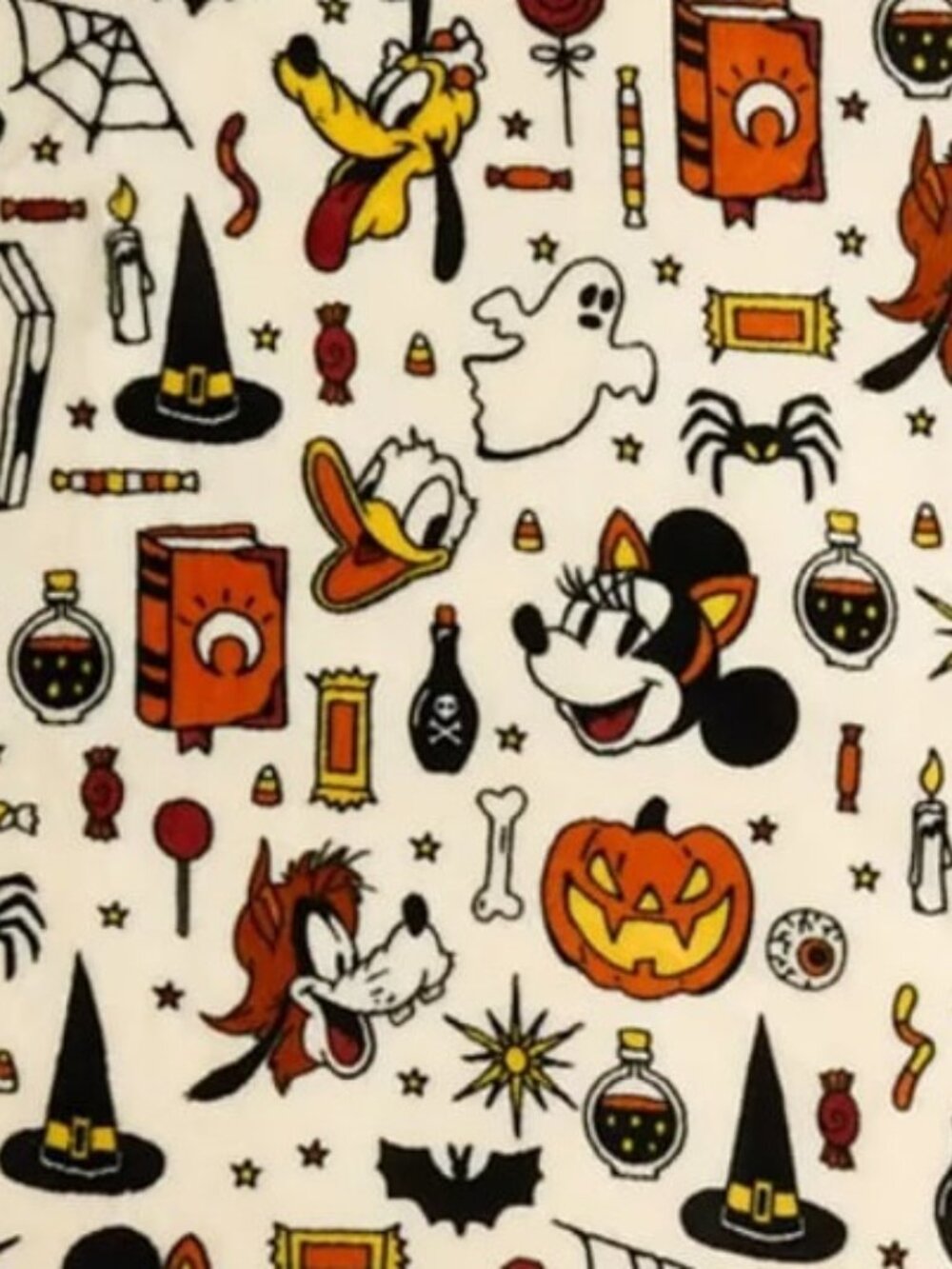 BNIP Disney MICKEY HALLOWEEN Fall 5x6 ft Oversized THROW BLANKET The Big One - Picture 5 of 12
